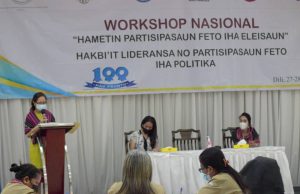 SEII ho Parseiru sira Organiza Diskusaun Hodi Hametin Partisipasaun Feto iha Eleisaun