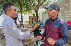 Vendedór Fa’an Ikan Iha Taibesi Konsidera Governu Trata Sira La Dignu, Haris Fatin Laiha, Bee Dalan Laiha Bele Fó Impaktu Ba Estrada